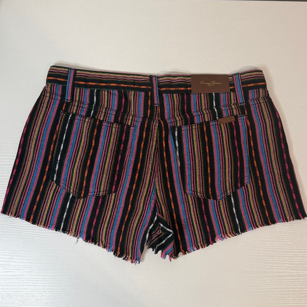 Joe’s Jeans Vintage Reserve 1971 Off Shore Stripe Shorts - Picture 5 of 13
